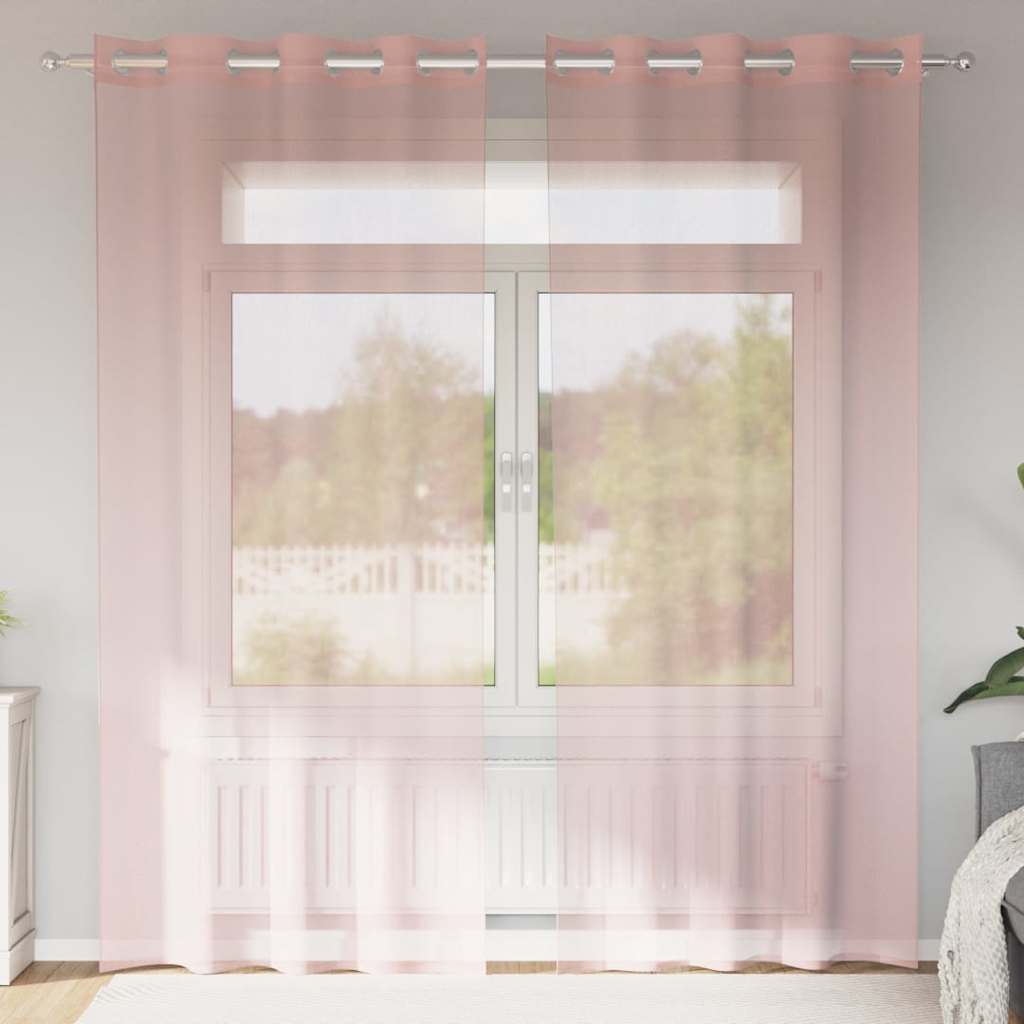 VXL8721158551146_m_en_hd_1.jpg vidaXL Voálové závesy s priechodkami 2 ks Ružové 140x245 cm – Obrázok 1
