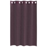 vidaXL Voálové závesy s priechodkami 2 ks Fialové 140x140 cm – Obrázok 4