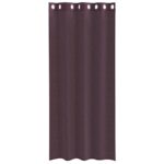 vidaXL Voálové závesy s priechodkami 2 ks Fialová 140x245 cm – Obrázok 4