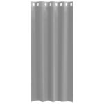 vidaXL Voálové závesy s priechodkami 2 ks svetlosivé 140x225 cm – Obrázok 4