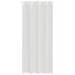 vidaXL Voálové závesy s priechodkami, 2 ks, biele – Obrázok 4