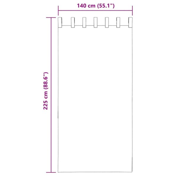 VXL8721158552143_g_en_hd_6.jpg vidaXL Voile záclony s vreckami na tyče, 2 ks, ružové – Obrázok 8