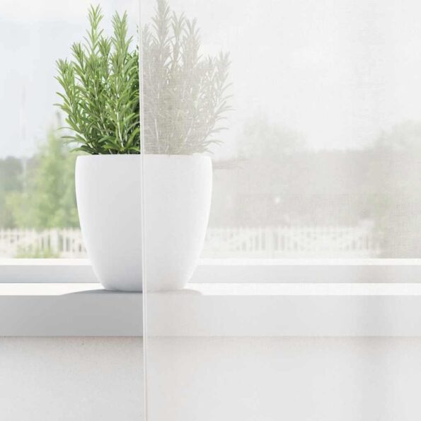 vidaXL Voálové závesy s vreckami na tyče, 2 ks, biele – Obrázok 3