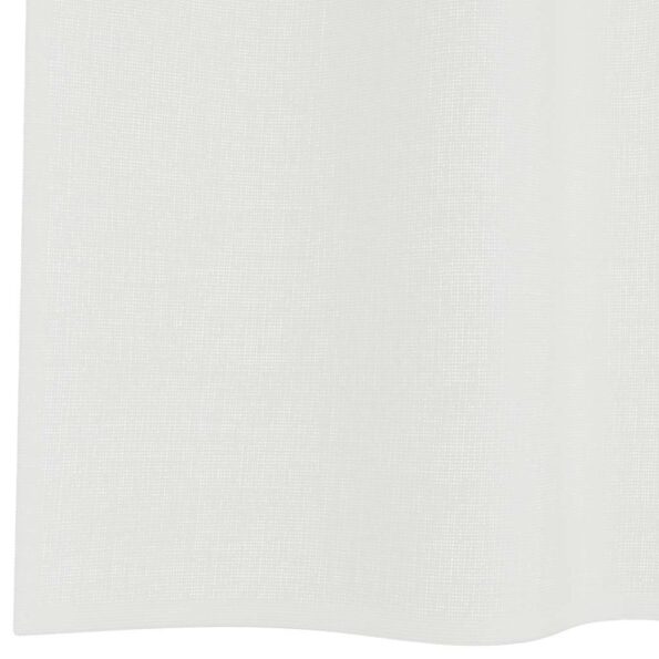 vidaXL Voálové závesy s vreckami na tyče, 2 ks, biele – Obrázok 6