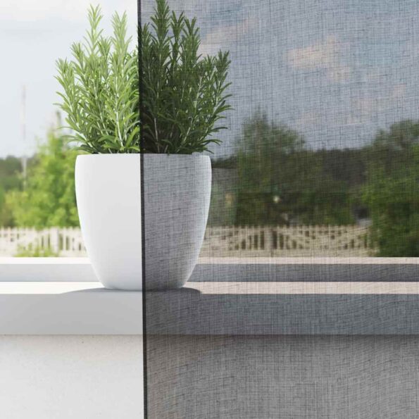 vidaXL voálové závesy s vrchnou časťou, 2 ks, čierne – Obrázok 3