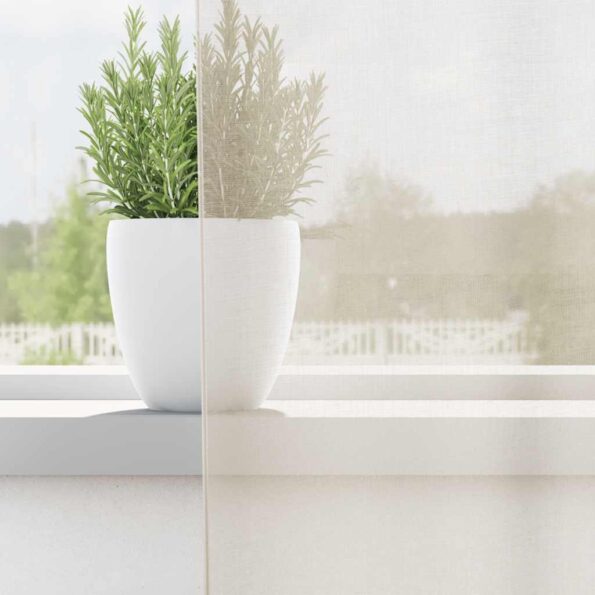 vidaXL voálové závesy s vrchnou časťou, 2 ks, krémové – Obrázok 3