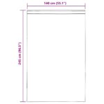 vidaXL voálové závesy s pútkami, 2 ks, tmavosivé, 140x245 cm – Obrázok 9