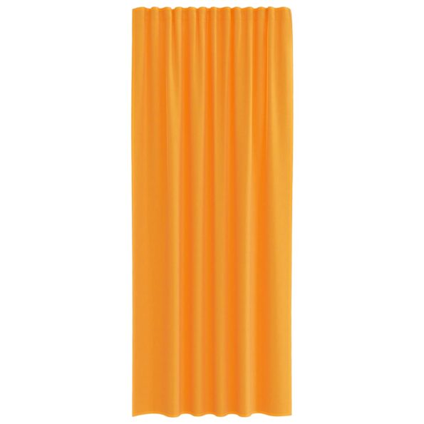 vidaXL voálové závesy s pútkami, 2 ks, oranžové, 140x245 cm – Obrázok 4