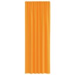vidaXL voálové závesy s pútkami, 2 ks, oranžové, 140x260 cm – Obrázok 4
