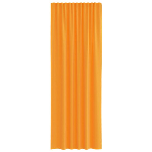 vidaXL voálové závesy s pútkami, 2 ks, oranžové, 140x260 cm – Obrázok 4