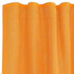 vidaXL voálové závesy s pútkami, 2 ks, oranžové, 140x260 cm – Obrázok 5