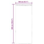 vidaXL Voálové závesy s pútkami, 2 ks, svetlosivé, 140x260 cm – Obrázok 9