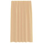 vidaXL Voálové závesy so slučkami 2 ks Piesok 140x175 cm – Obrázok 4