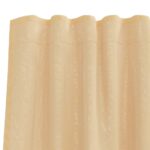 vidaXL Voálové závesy so slučkami 2 ks Piesok 140x175 cm – Obrázok 6