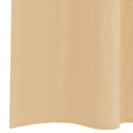 vidaXL Voálové závesy so slučkami 2 ks Piesok 140x225 cm – Obrázok 5