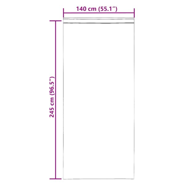 vidaXL Voálové závesy so slučkami 2 ks Piesok 140x245 cm – Obrázok 9