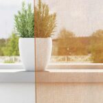 vidaXL Voile Záclony s pútkami 2 ks Terakota 140x140 cm – Obrázok 3