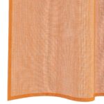 vidaXL Voile Záclony s pútkami 2 ks Terakota 140x140 cm – Obrázok 5