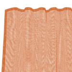 vidaXL Voile Záclony s pútkami 2 ks Terakota 140x140 cm – Obrázok 6