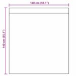 vidaXL Voile Záclony s pútkami 2 ks Terakota 140x140 cm – Obrázok 9