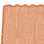 vidaXL Voile Záclony s pútkami 2 ks Terakota 140x225 cm – Obrázok 6