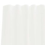 vidaXL Voálové závesy s pútkami 2 ks Biele 140x245 cm – Obrázok 6