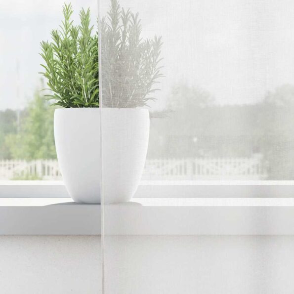 vidaXL Voálové závesy s pútkami 2 ks Biele 140x260 cm – Obrázok 3