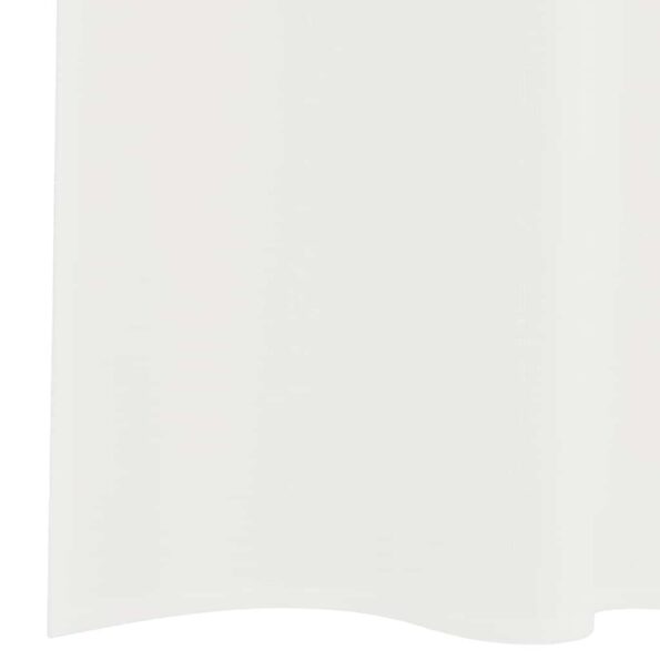 vidaXL Voálové závesy s pútkami 2 ks Biele 140x260 cm – Obrázok 5