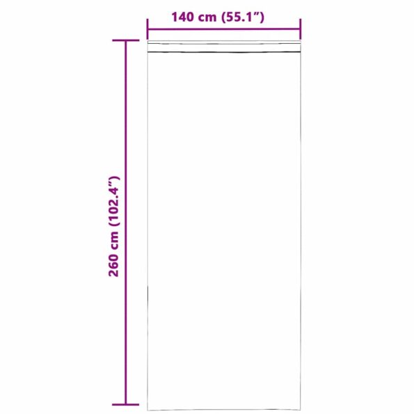 vidaXL Voálové závesy s pútkami 2 ks Biele 140x260 cm – Obrázok 9