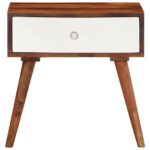 VidaXL Príručný stolík 45x30x45 cm Akácia z masívneho dreva – Obrázok 3