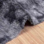 vidaXL Chlpatý koberec s vysokým vlasom tmavosivá 60x100 cm polyester – Obrázok 5