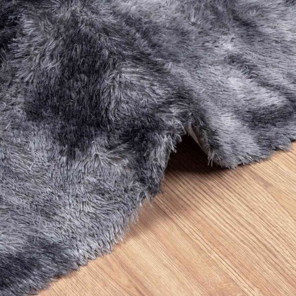 VXL8721158557940_g_en_hd_3.jpg vidaXL Chlpatý koberec s vysokým vlasom tmavosivá 60x100 cm polyester – Obrázok 5