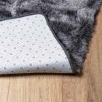 vidaXL Chlpatý koberec s vysokým vlasom tmavosivá 60x100 cm polyester – Obrázok 6