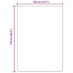 vidaXL Chlpatý koberec s vysokým vlasom 120x170 cm polyester – Obrázok 10