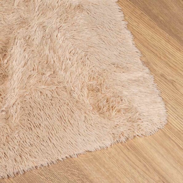 VXL8721158558152_g_en_hd_2.jpg vidaXL Chlpatý koberec s vysokým vlasom béžová 130x200 cm polyester – Obrázok 4