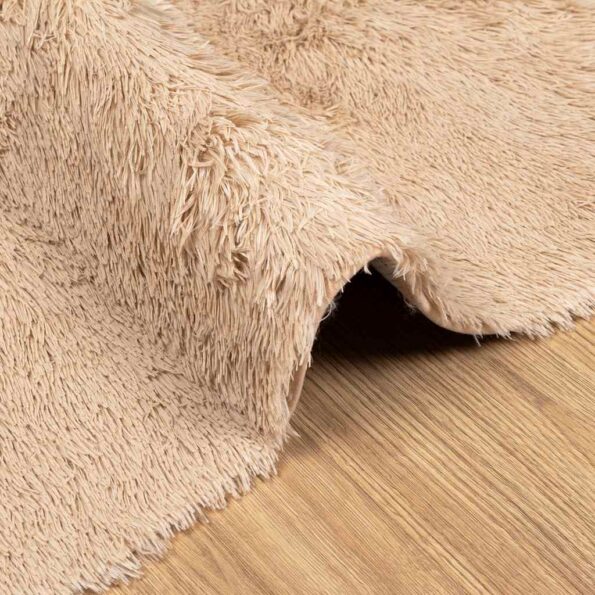 VXL8721158558152_g_en_hd_3.jpg vidaXL Chlpatý koberec s vysokým vlasom béžová 130x200 cm polyester – Obrázok 5
