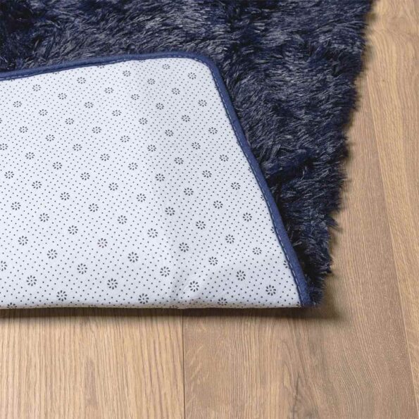 VXL8721158558213_g_en_hd_4.jpg vidaXL Chlpatý koberec s vysokým vlasom námornícka 130x200cm polyester – Obrázok 6