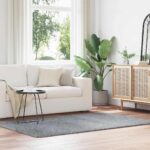 vidaXL Chlpatý koberec s vysokým vlasom 130x200 cm polyester