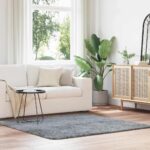 vidaXL Chlpatý koberec s vysokým vlasom 160x160 cm polyester