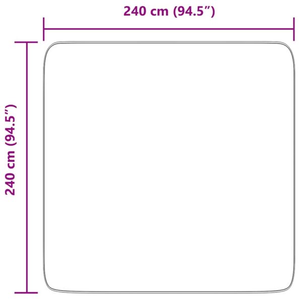 VXL8721158558725_g_en_hd_8.jpg vidaXL Chlpatý koberec s vysokým vlasom čierny 240x240 cm polyester – Obrázok 10