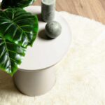 vidaXL Chlpatý koberec s vysokým vlasom krémový 100x100 cm polyester – Obrázok 8