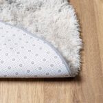 vidaXL Chlpatý koberec s vysokým vlasom NAVARRA svetlosivá 240x240cm – Obrázok 6