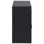 VidaXL Šperkovnica 6-vrstvová s zrkadlom uzamykateľné čierna – Obrázok 7