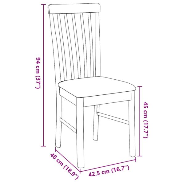 VXL8721158561824_g_en_hd_9.jpg vidaXL jedálenské stoličky s vankúšmi 2 ks Hnedá guma masívneho dreva – Obrázok 11