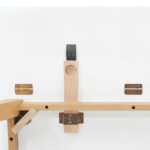 VidaXL jedálenský stôl Prírodná kaučuk z masívneho dreva – Obrázok 10