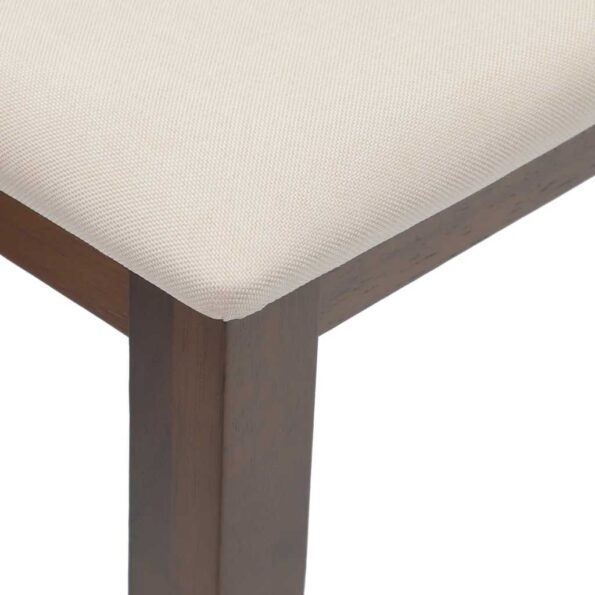 vidaXL Lavica 90 cm Hnedá Masívna Drevo Guma – Obrázok 7