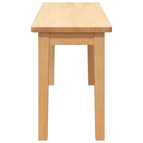 vidaXL Lavica 90 cm z masívneho dreva Guma – Obrázok 5