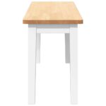 vidaXL Lavica 90 cm z masívneho dreva Guma – Obrázok 5