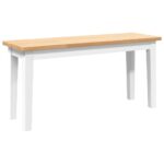 vidaXL Lavica 90 cm z masívneho dreva Guma – Obrázok 6