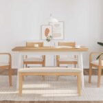 vidaXL Lavica 110 cm z masívneho dreva Guma – Obrázok 3